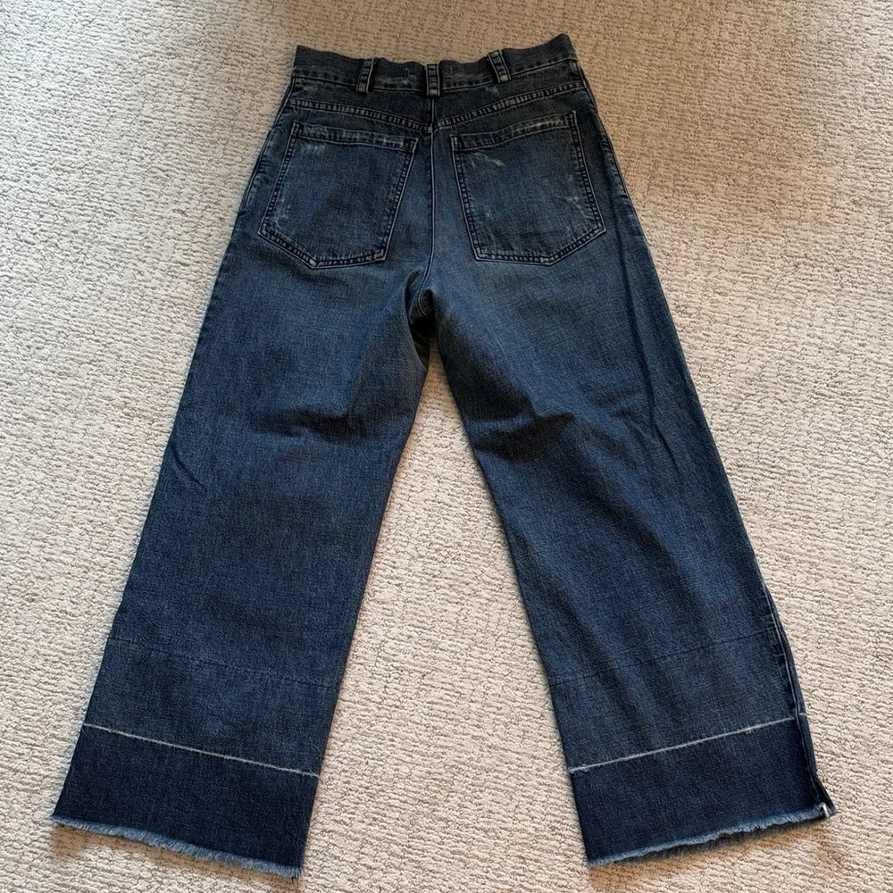 Rachel Comey Dark Denim Wide-Leg Jeans - Picture 6 of 10